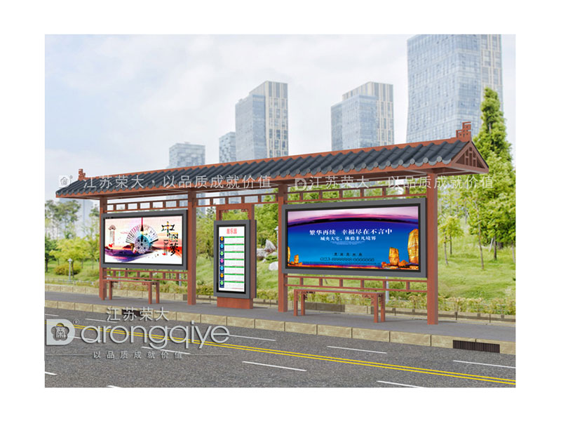 公交候車亭的材料都有哪些規格配圖一