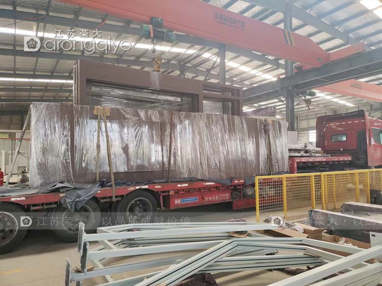 山東仿古公交站臺(tái)發(fā)貨配圖一